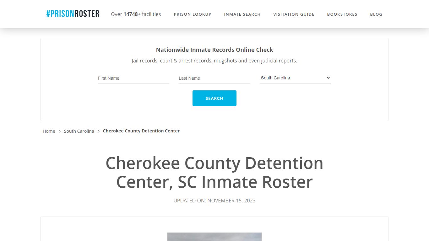 Cherokee County Detention Center, SC Inmate Roster - Prisonroster